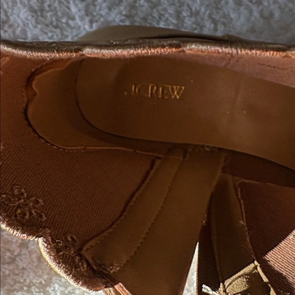 J.Crew Crewcuts Girls' Embroidered Sueded Boots, Color- Camel, Size 5.    NWT